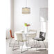 Claire 14 Light 24 inch Chrome Drum Shade Chandelier Ceiling Light