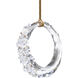 Forever Serenity LED 3.6 inch Polished Chrome Pendant Ceiling Light in Gold Rope, Gold Rope