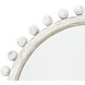 Brighton 34.75 X 34.75 inch White Washed Wood Wall Mirror