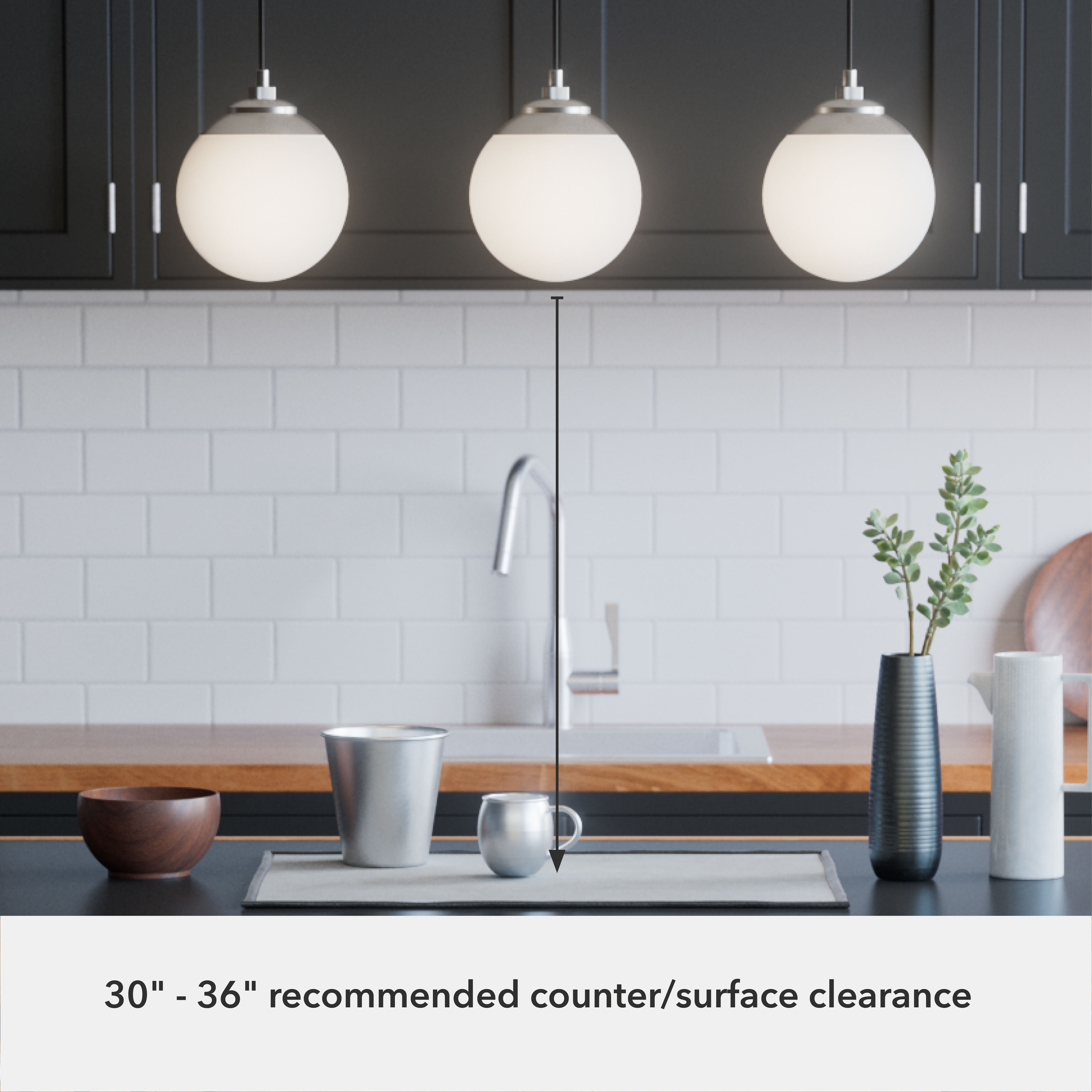 Hepburn 3 Light 7.25 inch Brushed Nickel Linear Cluster Pendant Ceiling Light, Medium