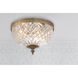 Radley 2 Light 10 inch Olde Brass Flush Ceiling Light