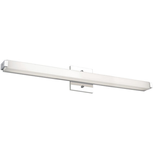 Latitude-Slim LED 24.63 inch Chrome Bath Vanity Light Wall Light