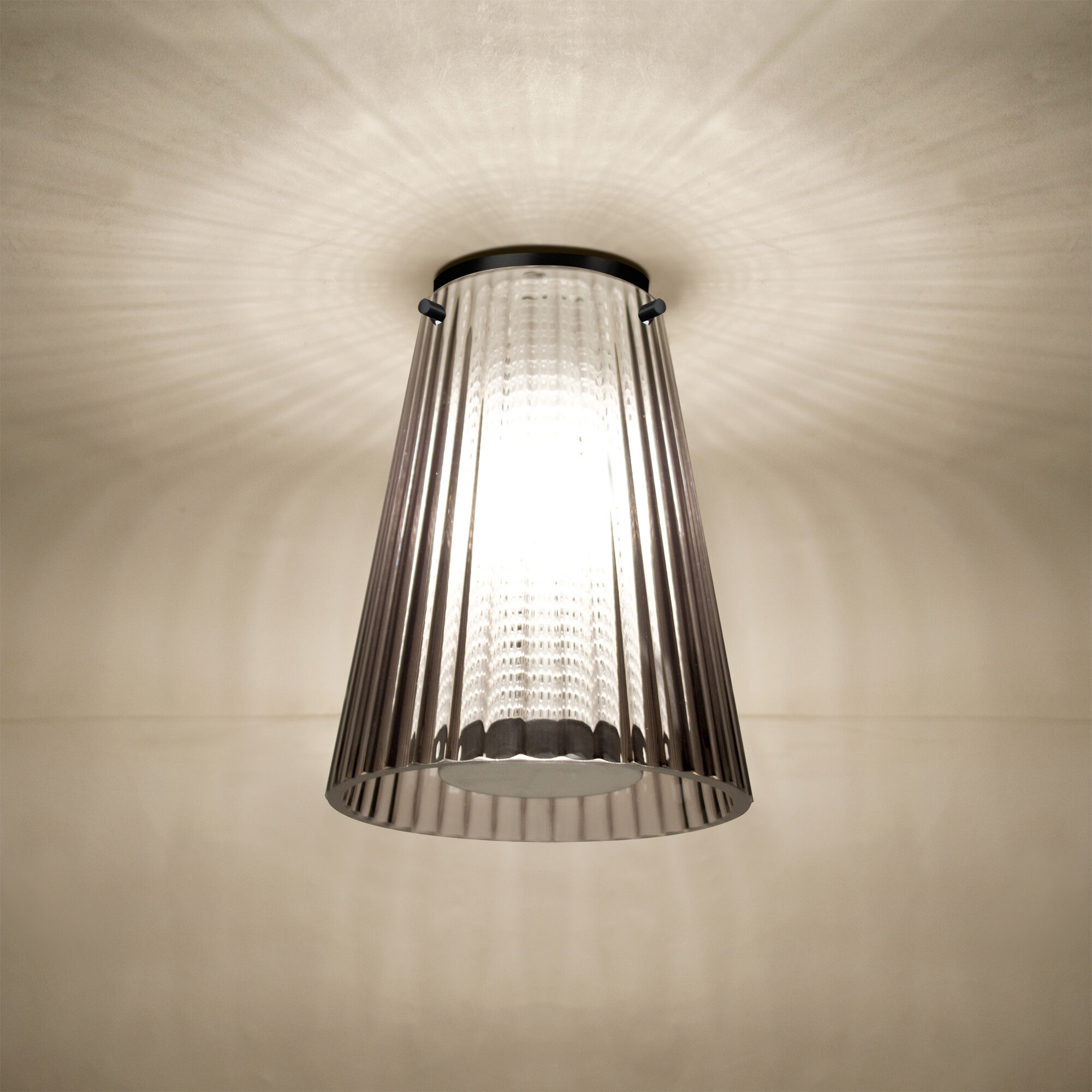 Dion LED 6.13 inch Black Flush Mount Ceiling Light