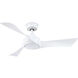 Wrap Custom Matte White Fan Motor