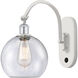 Ballston Athens 1 Light 8 inch White and Polished Chrome Sconce Wall Light