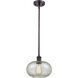 Ballston Gorham LED 9.5 inch Oil Rubbed Bronze Pendant Ceiling Light in Mica Glass, Ballston