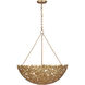 AH by Alexa Hampton Kelan 6 Light 23.75 inch Antique Gild Pendant Ceiling Light