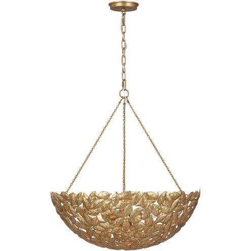 AH by Alexa Hampton Kelan 6 Light 23.75 inch Antique Gild Pendant Ceiling Light