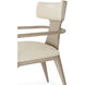 Repose Grey Oak Dining Chair, Wooden, Upholstered