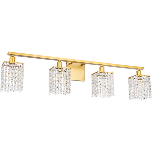 Phineas 4 Light 36 inch Brass Wall sconce Wall Light