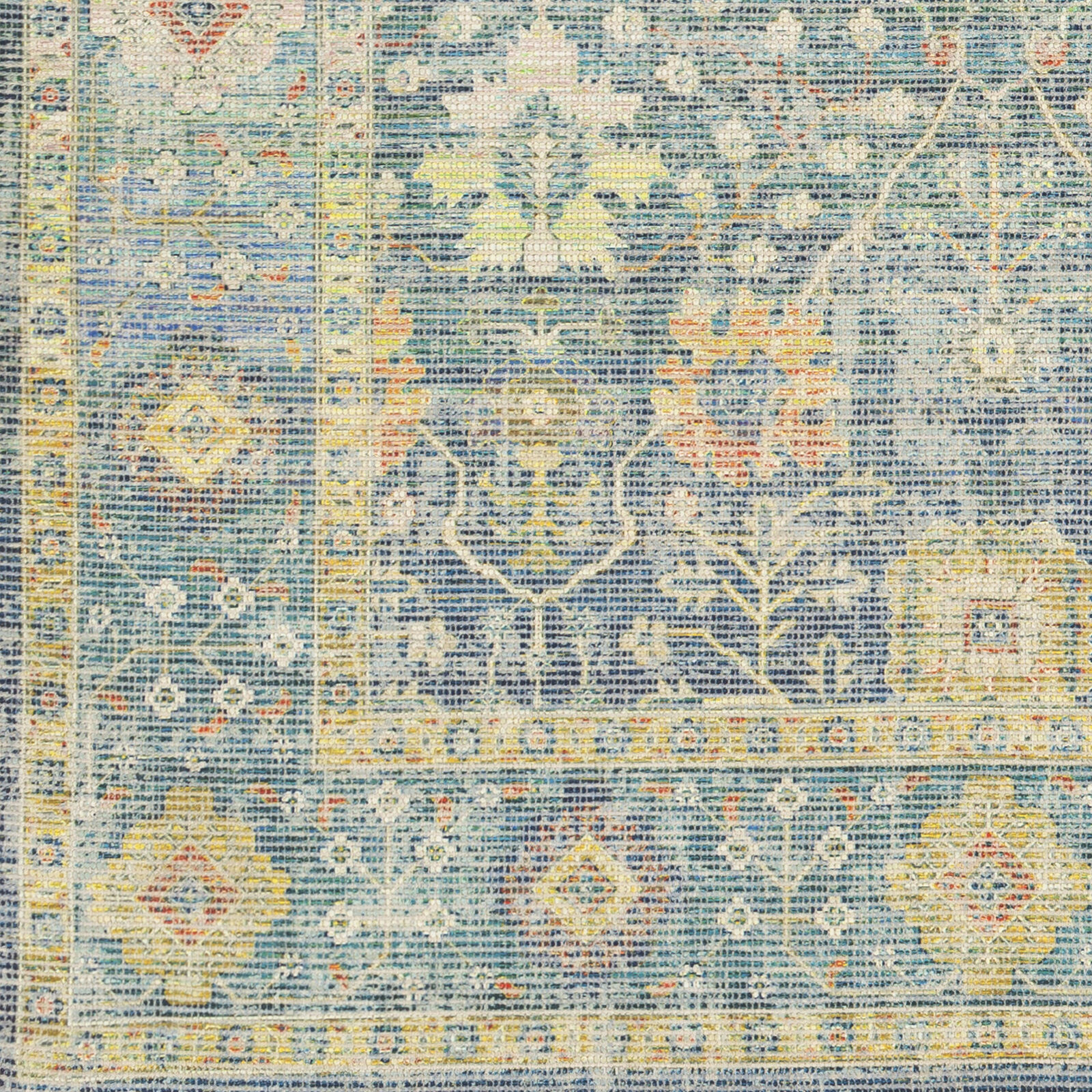 Zainab 48 X 27 inch Ink Blue Rug in 2 x 4, Rectangle