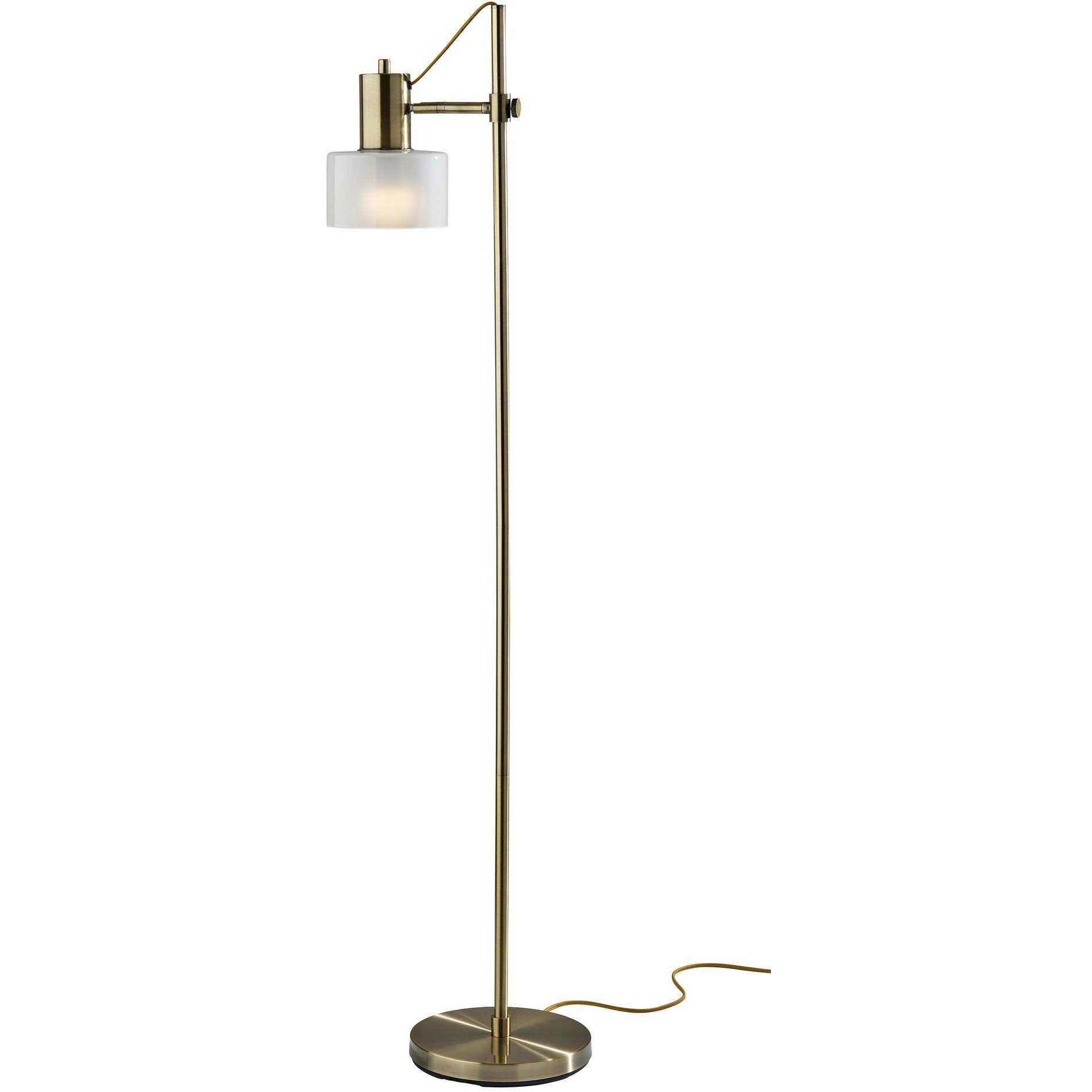 Rhodes 56 inch 40.00 watt Antique Brass Floor Lamp Portable Light