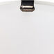 Malaga 3 Light 16 inch Oil Rubbed Bronze Flush Mount Ceiling Light in Frosted
