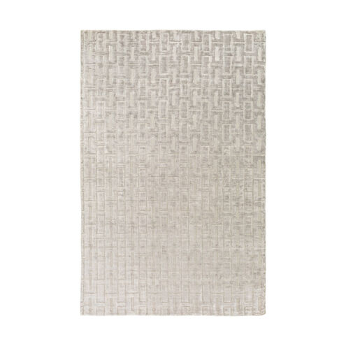 Castlebury 36 X 24 inch Light Gray Rugs, Viscose