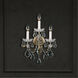 New Orleans 3 Light 6 inch Etruscan Gold Wall Sconce Wall Light in Heritage