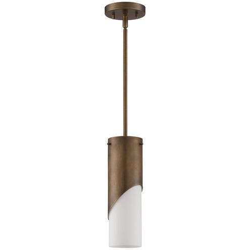 Callisto 1 Light 4.75 inch Brass Pendant Ceiling Light