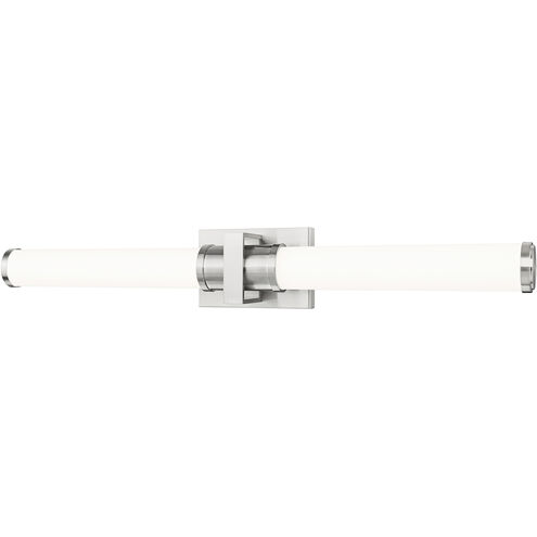 Idris LED 32.5 inch Brushed Nickel Bath Vanity Wall Light