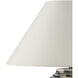 Minnows 15.5 inch 60 watt Navy Blue and Beige Table Lamp Portable Light