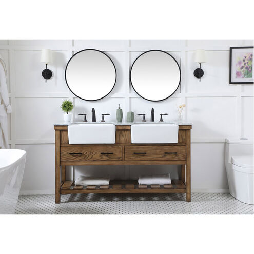 Clement 60 X 22 X 34 inch Driftwood Bathroom Vanity Cabinet