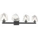 Castello LED 35 inch Matte Black Bathroom Vanity Light Wall Light