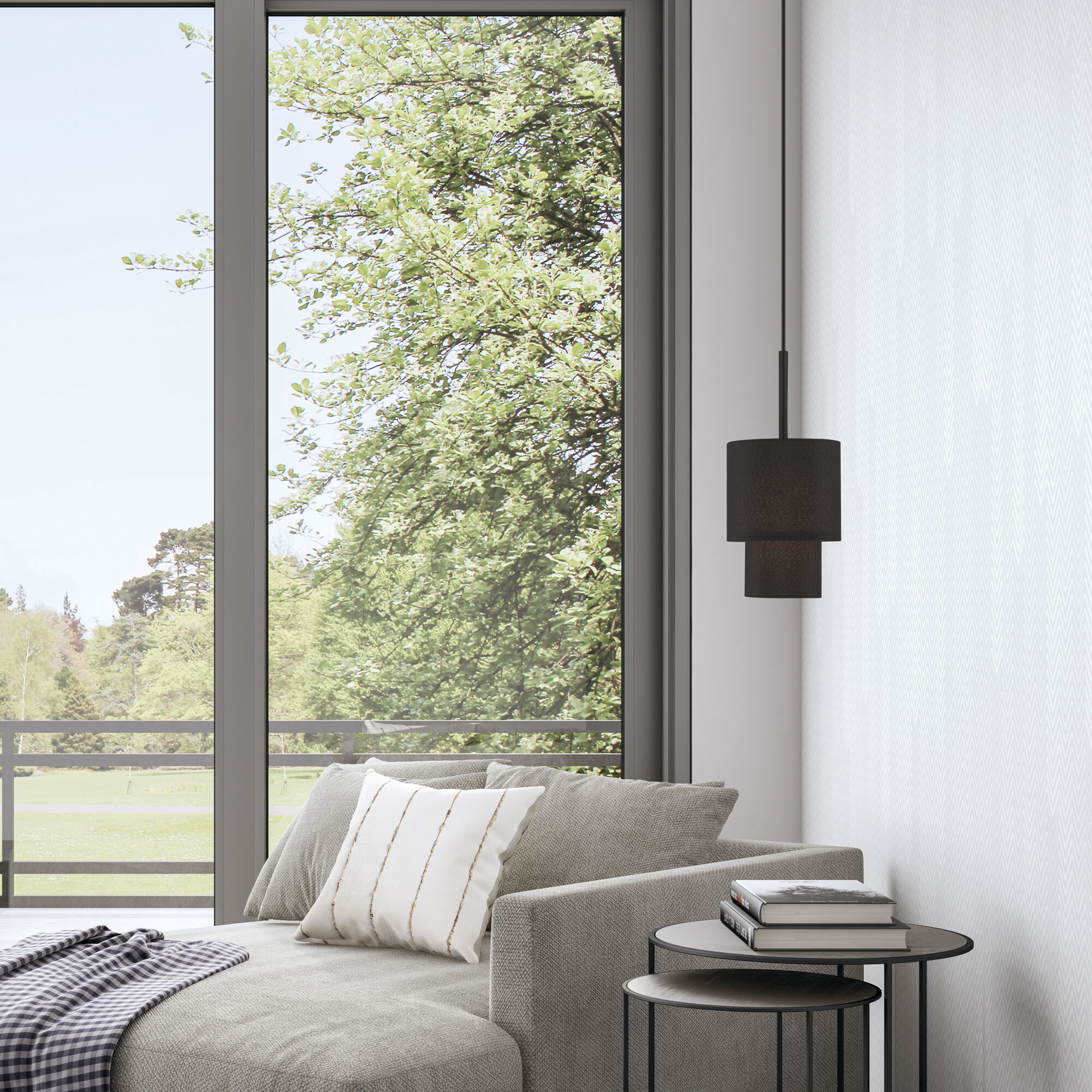 Bainbridge 1 Light 7 inch Black Mini Pendant Ceiling Light