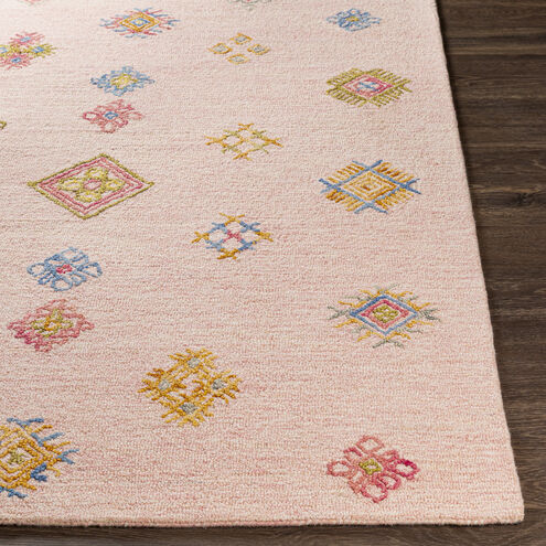 Sabra 36 X 24 inch Dusty Pink Rug in 2 x 3, Rectangle
