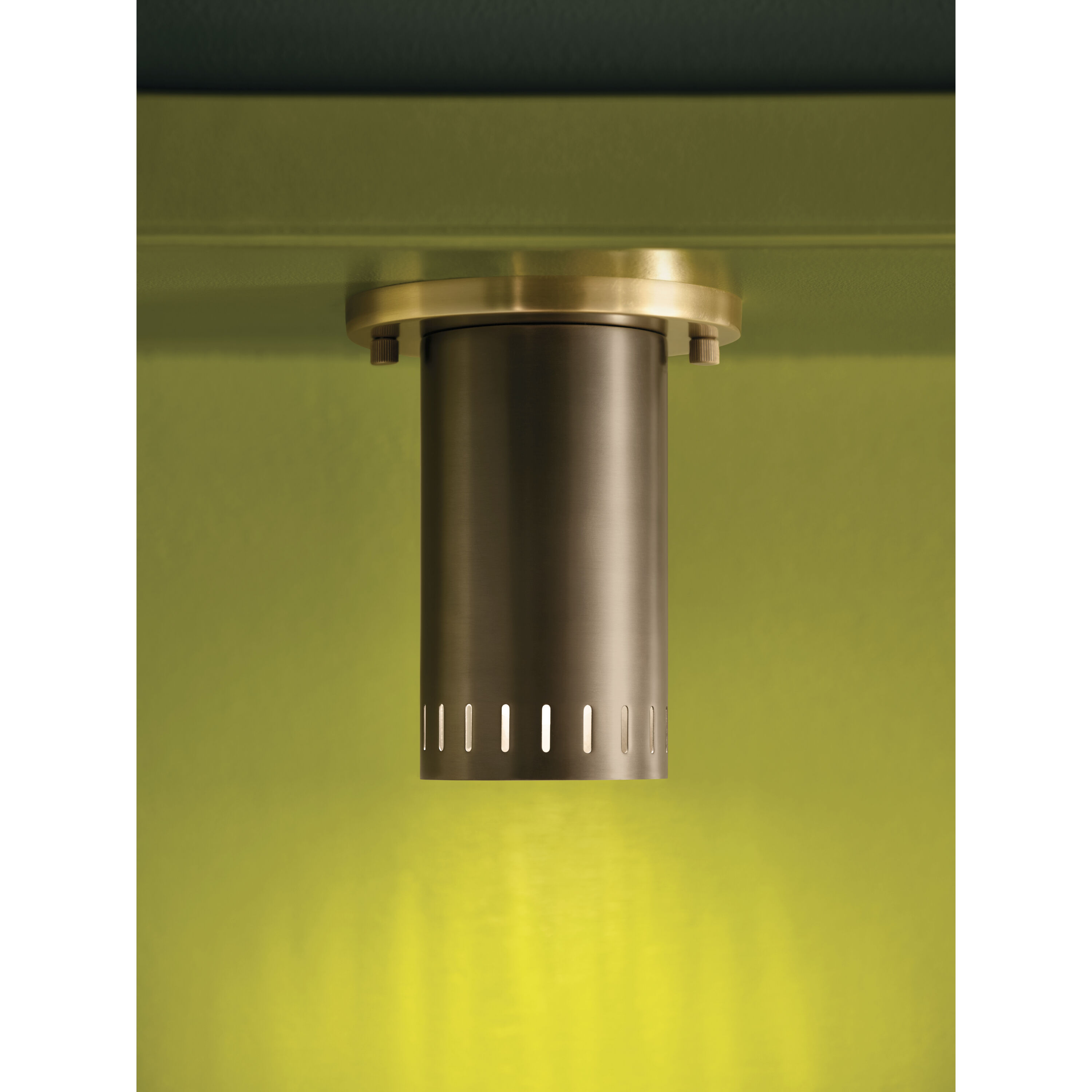 Ruehl 1 Light Lacquered Bronze Flush Mount Ceiling Light