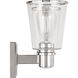 C&M by Chapman & Myers Alessa 2 Light 13.63 inch Polished Nickel Bath Vanity Wall Sconce Wall Light