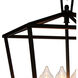 Coastal Living Hampton 4 Light 20 inch Black Outdoor Ceiling Lantern