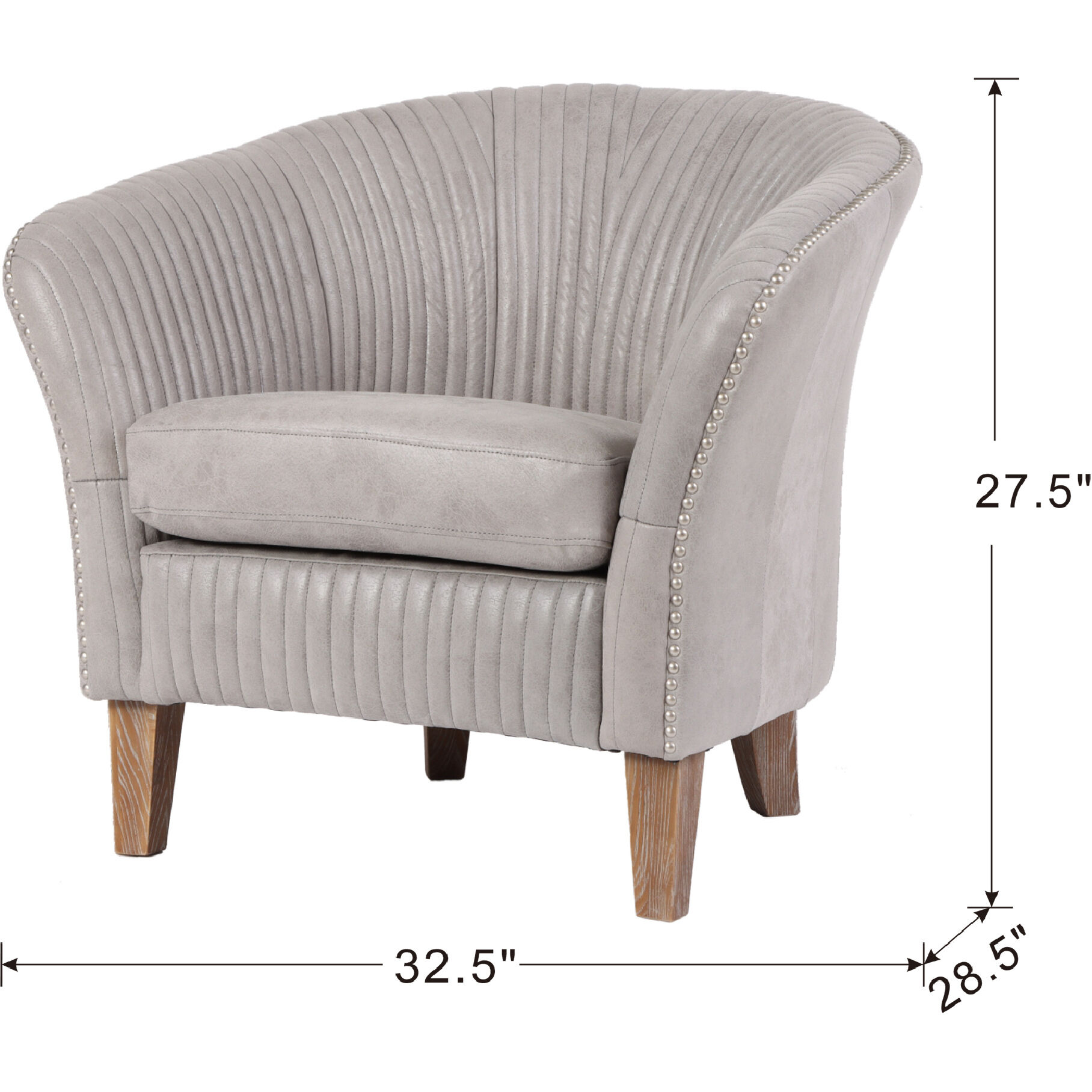 Dunelm grey tub chair shop