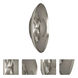 Michael Berman Brut LED 17.75 inch Polished Nickel Flushmount Ceiling Light