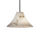 LumenAria 1 Light 9 inch Dark Bronze Pendant Ceiling Light in Black Cord