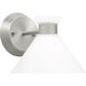 Drew & Jonathan Belcarra 1 Light 7.5 inch Brushed Steel Sconce Wall Light