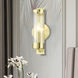 Castleton 1 Light 5 inch Satin Brass Single Sconce Wall Light, Single