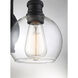 Farmhouse Outdoor Wall Lantern in Black