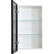 Wyn 28 X 17 inch Black Medicine Cabinet