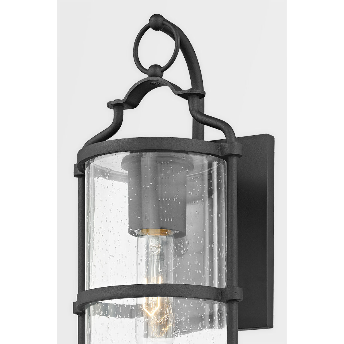 Burbank 1 Light 14 inch Textured Black Outdoor Wall Sconce