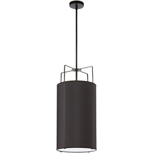Trapezoid 4 Light 12 inch Black Pendant Ceiling Light