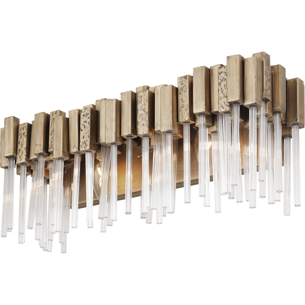 Matrix 2 Light 21 inch Havana Gold Bath Vanity Wall Light