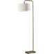 Brinkley 65 inch 100.00 watt Antique Brass Floor Lamp Portable Light