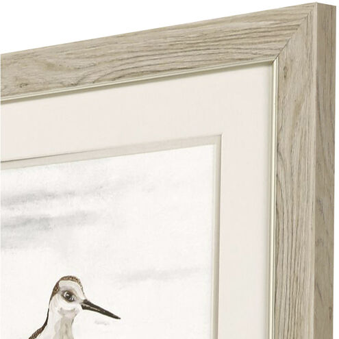 Waterside Neutral and Brown and Turquoise Framed Art