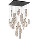 Signature Verve LED 36 inch Stainless Steel Multi-Light Pendant Ceiling Light
