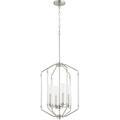 Citadel 4 Light 16 inch Satin Nickel Mini Chandelier Ceiling Light