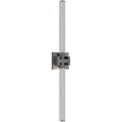 Ripple LED 4.75 inch Brushed Nickel Bath Vanity & Wall Light in 4000K, dweLED