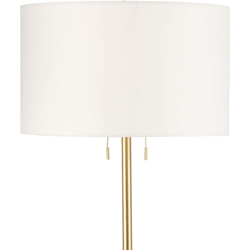 Bruno 60.5 inch 100.00 watt White Floor Lamp Portable Light