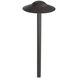 Canopy 12 6.5 watt Solid Brass Coated in Bronze Path Lighting in 2700K, Bronzed Brass, Path and Area Light, WAC Landscape