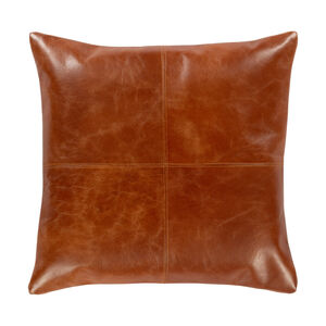 Persephone 18 X 18 inch Brick Red Pillow Cover, Square