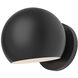 Alora Mood Willow 1 Light 6 inch Matte Black Bath Vanity Light Wall Light
