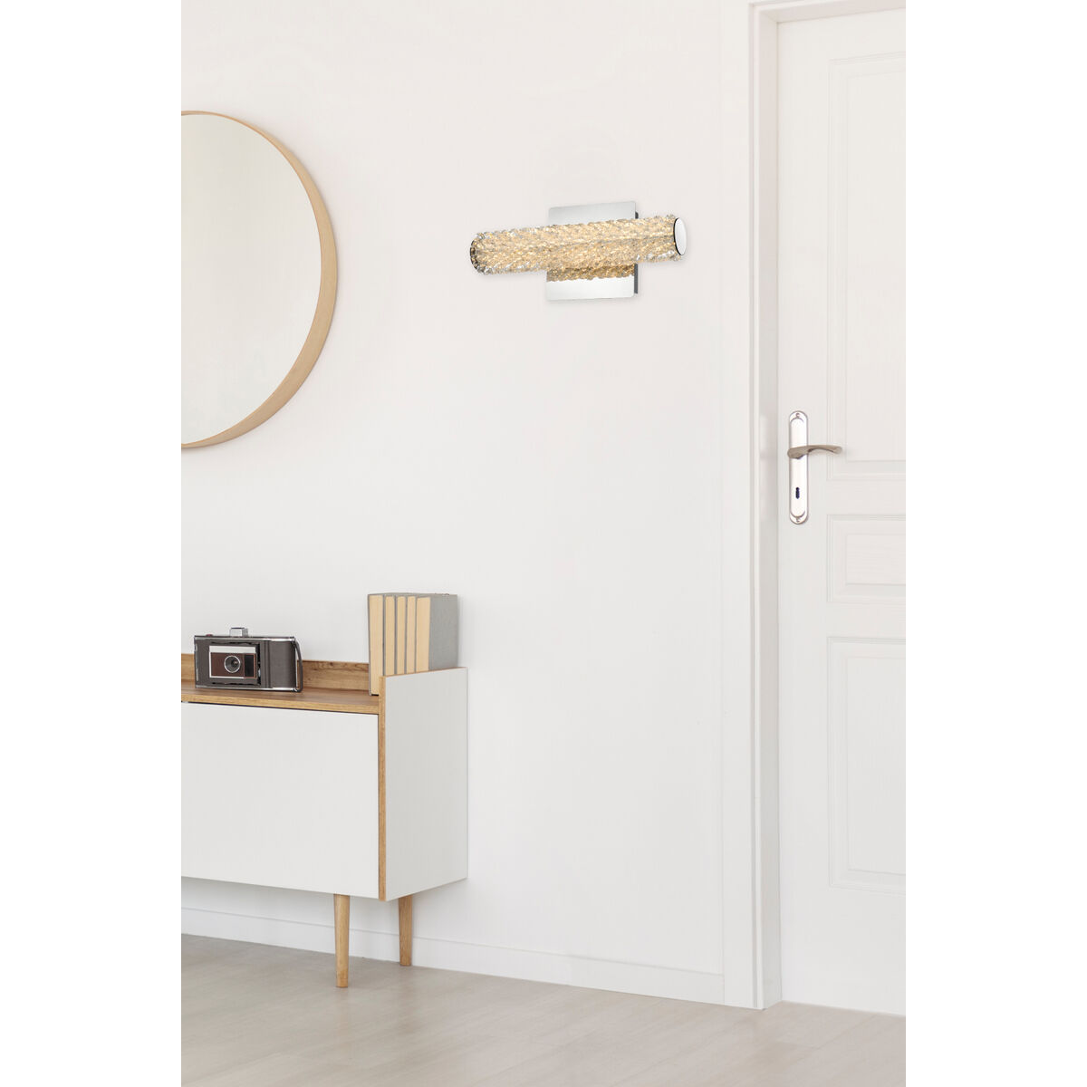 Bowen 1 Light 12 inch Chrome Wall Sconce Wall Light