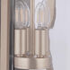 Metalwork 4 Light 22 inch Midnight/Satin Brass Outdoor Wall Lantern, Large